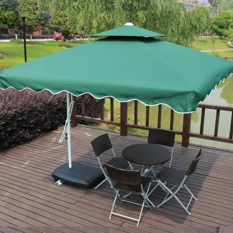 

Outdoor UV proof Sunshade Umbrella Folding Beach Umbrella Waterproof Booth Umbrella Sun Shelter advertising tent 2.2metre Square