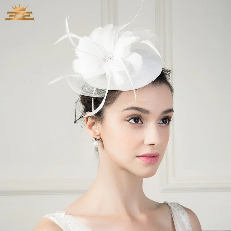 New Arrival Elegant Fashion Hat Female British Retro Ladies Wedding Cap British Banquet Small Wild Hair Accessories B-7545