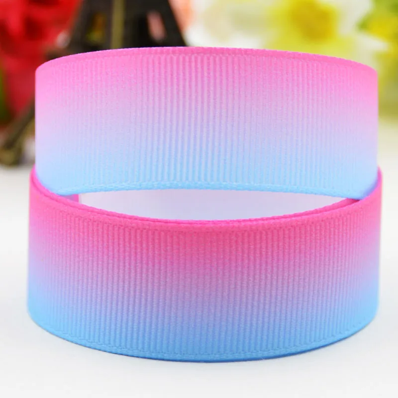 

7/8'' 22mm,1" 25mm,1-1/2" 38mm,3" 75mm Gradient Cartoon Character printed Grosgrain Ribbon party decoration X-01853 10 Yards