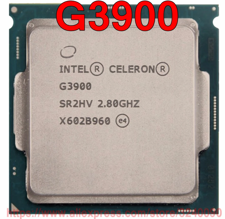 

Original Intel CPU Celeron G3900 Processor 2.80GHz 2M Dual-Core Socket 1151 free shipping speedy ship out