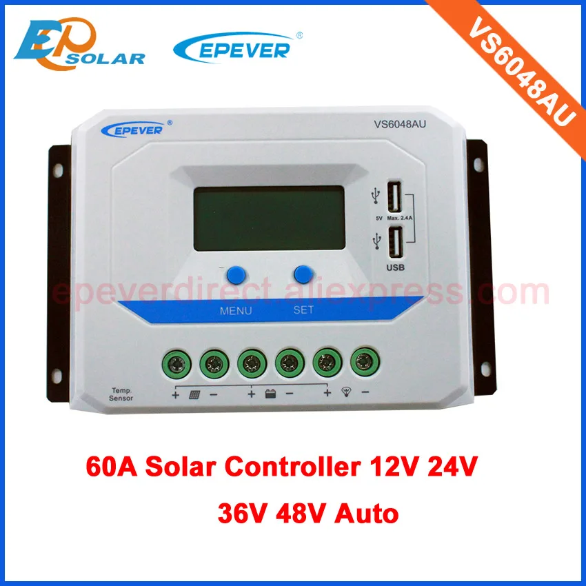 

45A 30A 60A controllers VS3048AU VS4548AU VS6048AU solar system with lcd display 12v 24v 36v 48v auto work