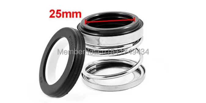 

Rubber Bellows Ceramic Rotary Ring Mechanical Seal 25mm Internal Dia 2pcs