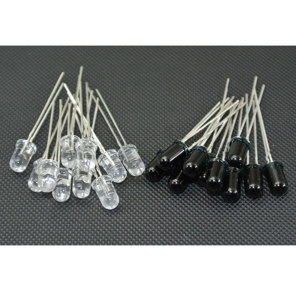 

10 шт. Запуск + 10 шт. приемник 5 мм 940nm ИК инфракрасный диодный светодиодный светильник s216