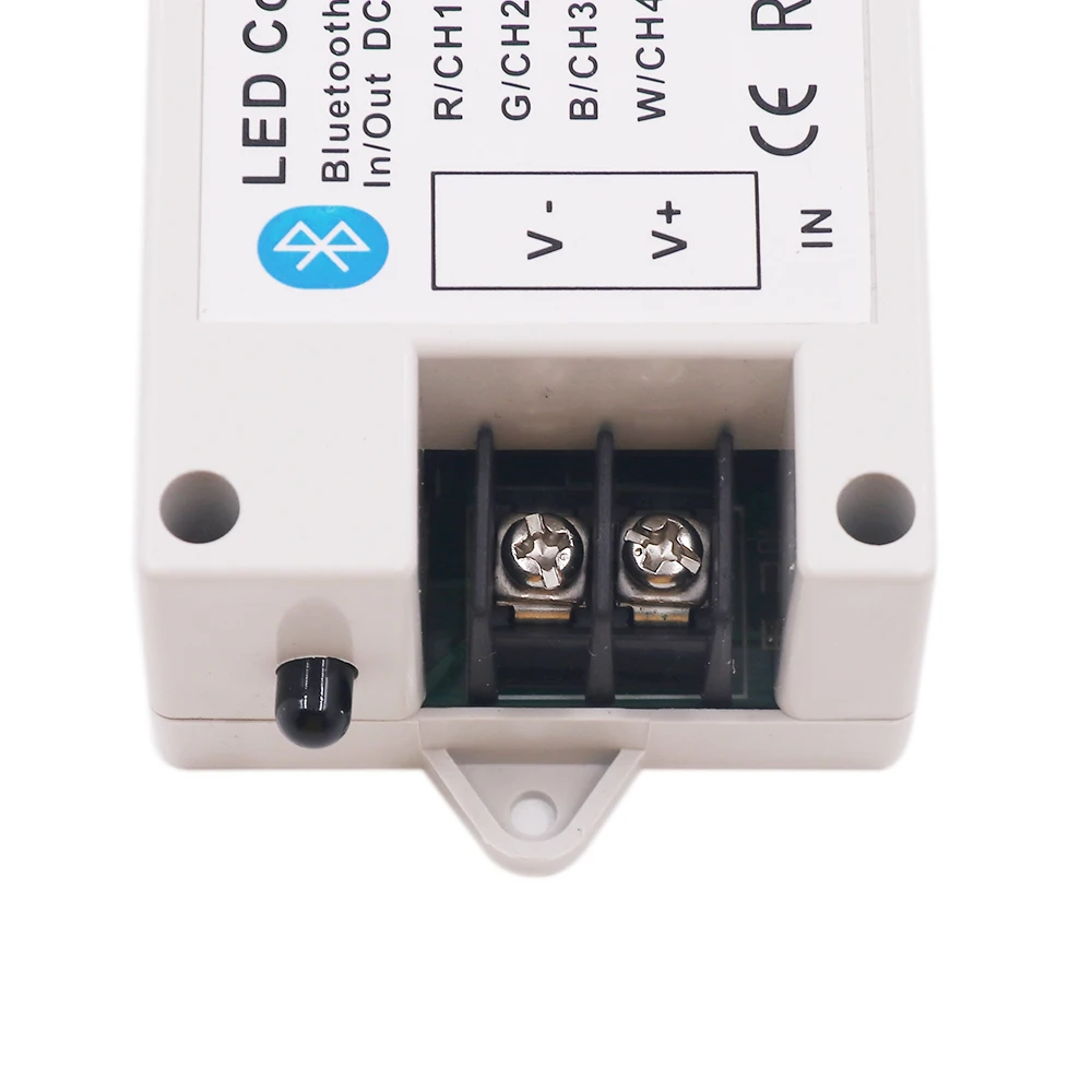 Controle remoto wi-fi, 30a/42a, led, 360w, bluetooth, 24 teclas, ir, alta potência, controle bluetooth, para 12 24v, rgbw/rgb, fita de led