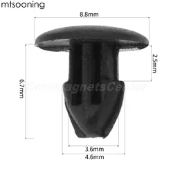 mtsooning 100pcs 4mm Hole Automotive Trim Panel Sealing Rivets Plastic Sealing Nail Retaining Clips eettering Clips