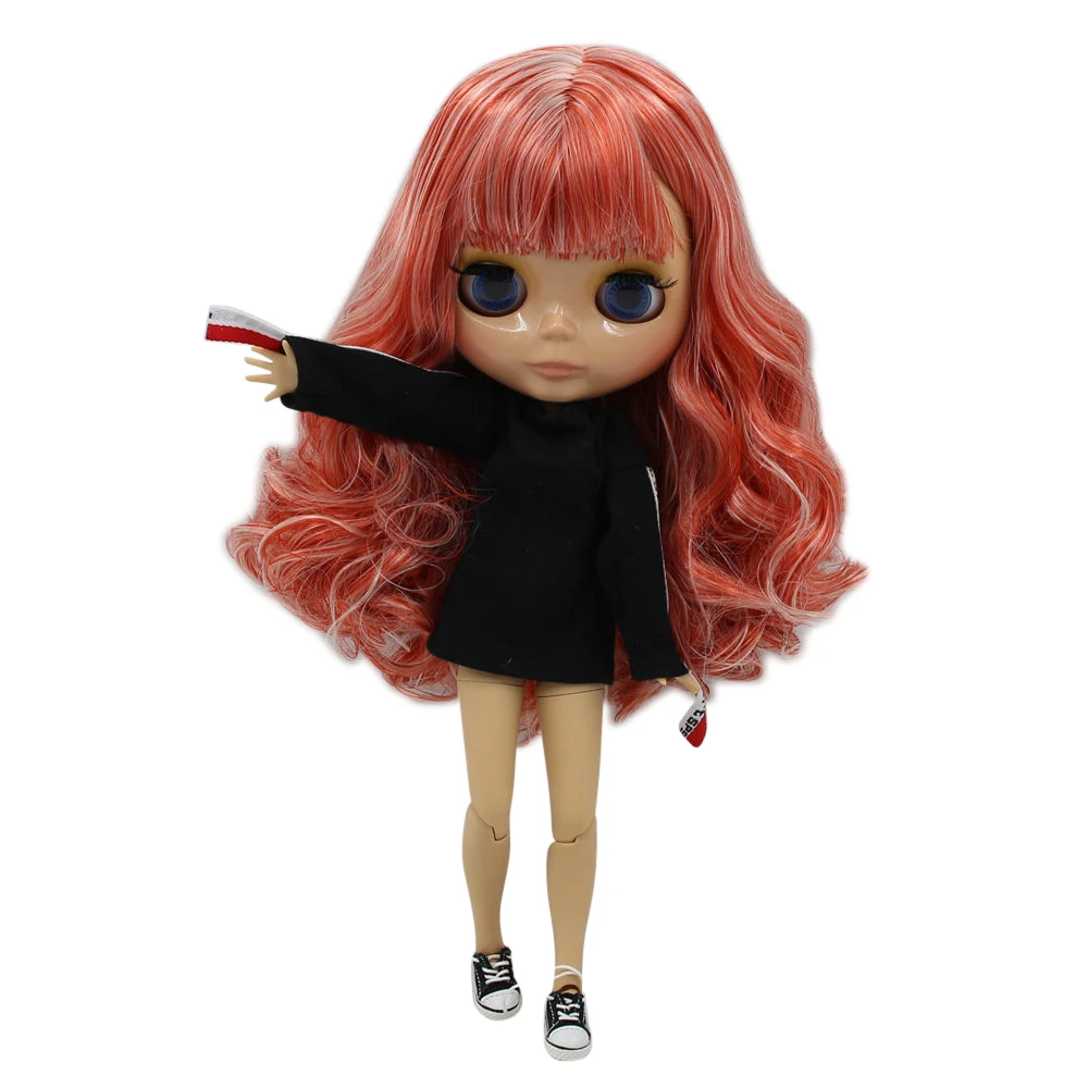 

ICY DBS Blyth doll 1/6 30cm bjd tan skin nude joint body Red hair. NO.BL1045/340