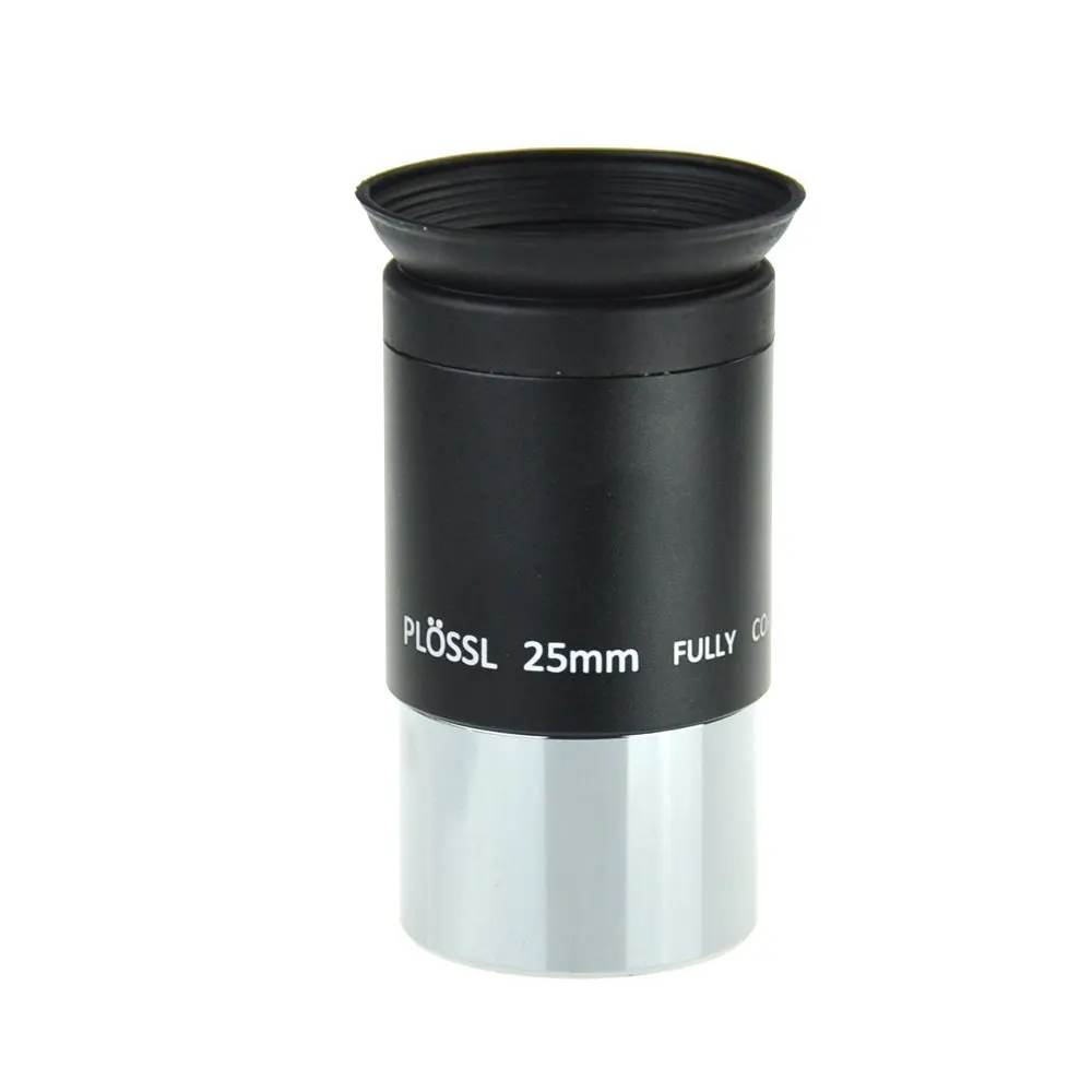 AQUILA 25mm 1.25inch Plossl Telescope Eyepiece - 4-element Plossl Design - Threaded for Standard 1.25inch Astronomy Filters