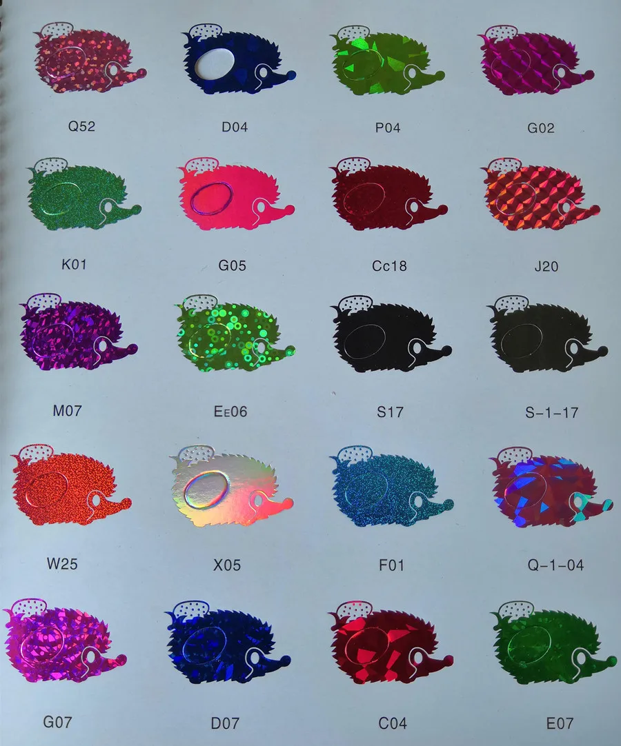 holographic foil hot stamping foil catalogue and color sheets of hot stamping foil holographic foil pigment pearl film