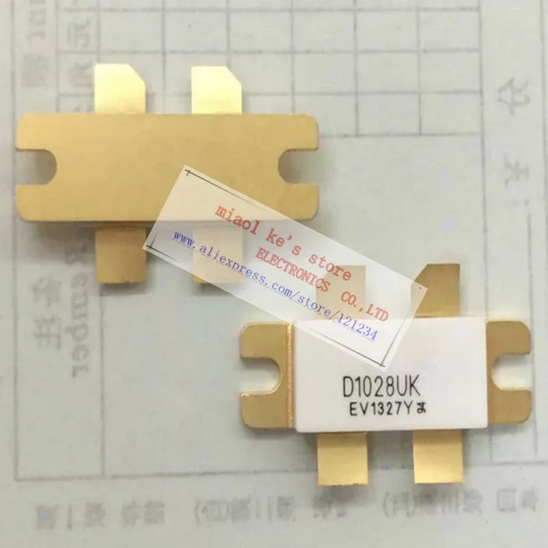 

100% Original: D1028 D1028UK [ 28V 300W 175MHz DR ] -METAL GATE RF SILICON FET TRANSISTOR