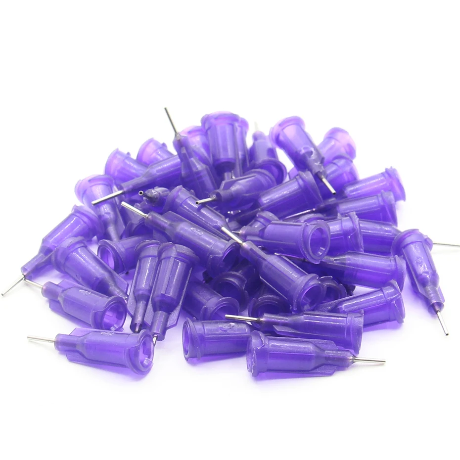 100Pc 21G length 23.5mm Precision passivated S.S. Dispense Tip with PP Safetylok hub, 0.5