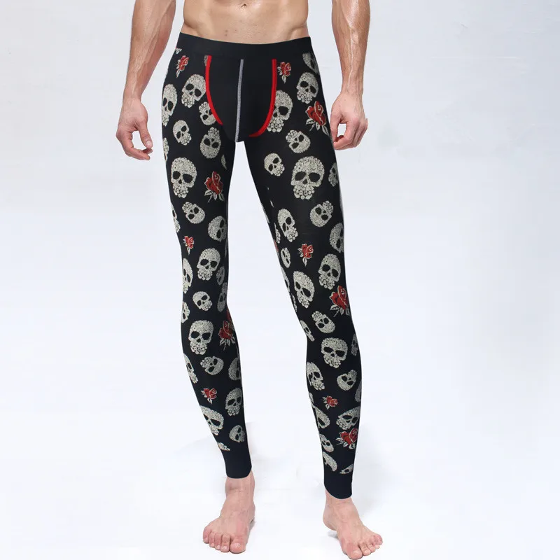 Spring summer Men long Johns warm leggings men leisure fashion sexy sleepwear trousers