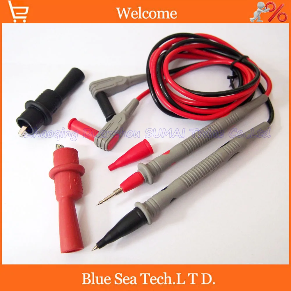 Multimeter & car industry test tool kids/sets.test clip +1.2M plug test cable testing tool,CATIII 10A/ CE