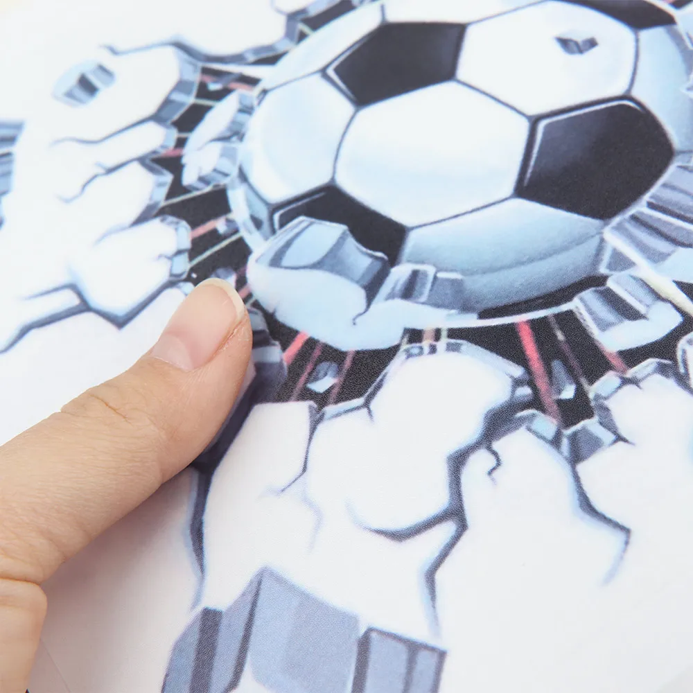 19*19 cm Self Adhesive DIY Removable 3D Soccer Ball Football Wall Car Motorcycle Body Sticker Decal Vinyl Car Styling