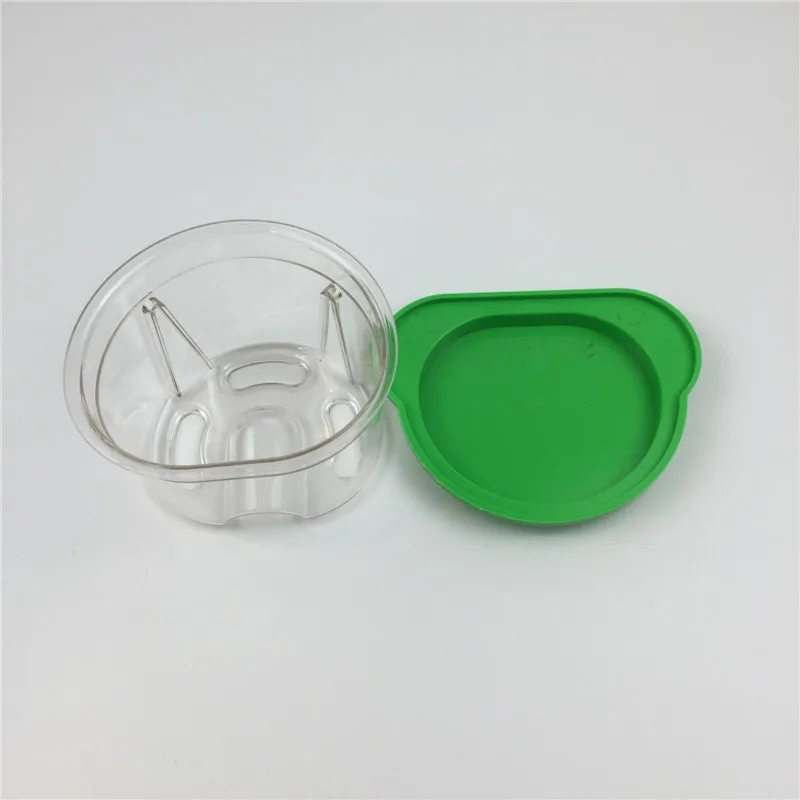 2 Peças Caixa De Duplicação de Material Plástico de Laboratório De Prótese Dentária Dental Duplicação Agar Flask