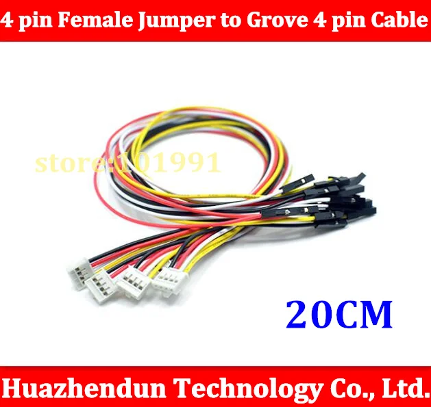 5PCS/lot Grove - 4 pin Female Jumper to Grove 4 pin Conversion Cable free shipping