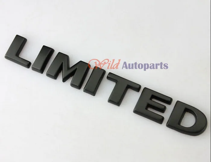 Car Auto Tailgate Matte Black 4X4 Limited Letter Emblem Badge Decal Offroad For Jeep Patriot Compass Grand Cherokee