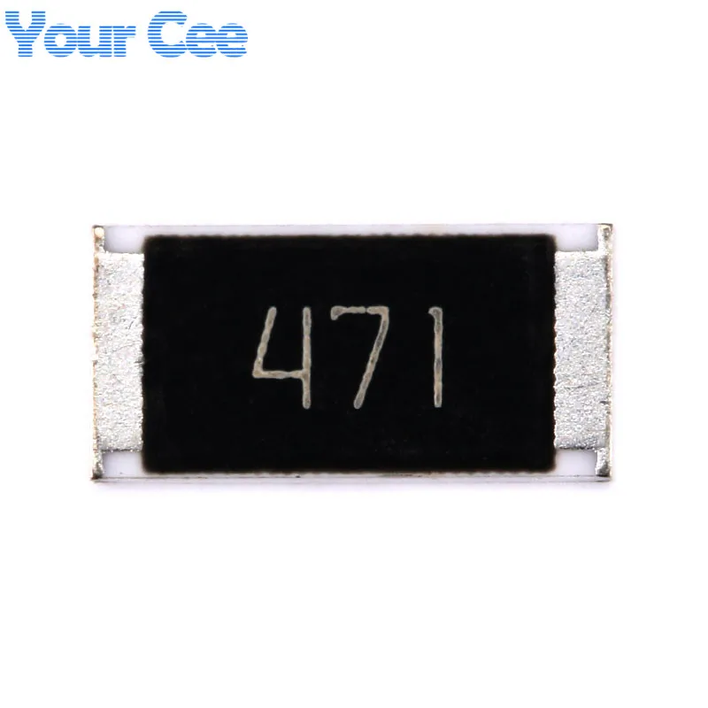 100pcs/10pcs 470ohm 2512 SMD Chip Resistor Resistance 1W 470 ohm 470R 471 5%