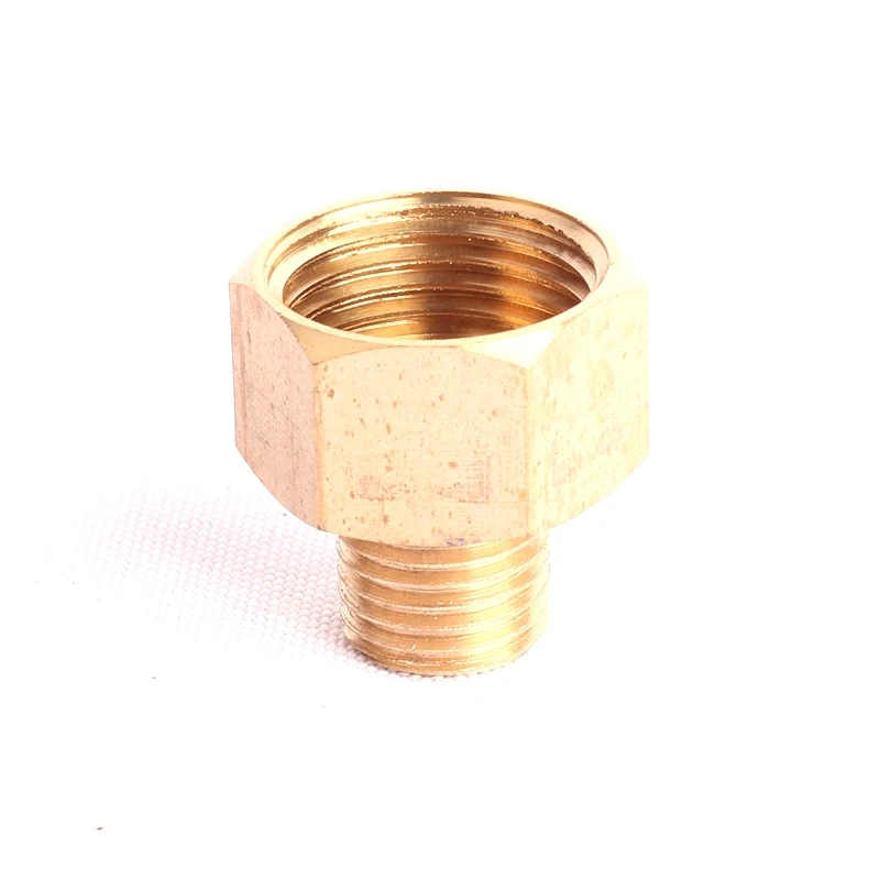 

2pcs Inner Size 1/2 Inch to Outside Diameter 14mm Brass Converter Connector Pressure Washer Brass Adapter