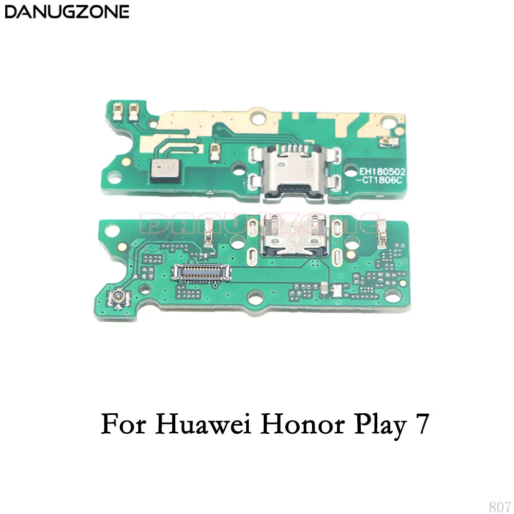 USB Charging Dock Port Socket Jack Plug Connector Charge Board Flex Cable For Huawei Honor Play 7 7A 7X