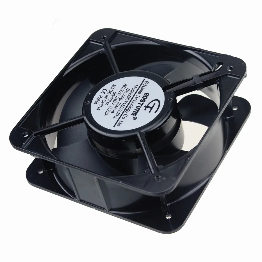 Imagem -05 - Gdstime-ventilador de Ventilação ac sem Escova 15cm 15050 mm 150x150x50 mm 150 v 240v
