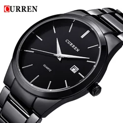 2016 Top Luxury Brand CURREN Men Full Stainless Steel Business Watches Men's Quartz Date Clock Men Wrist Watch relogio masculino