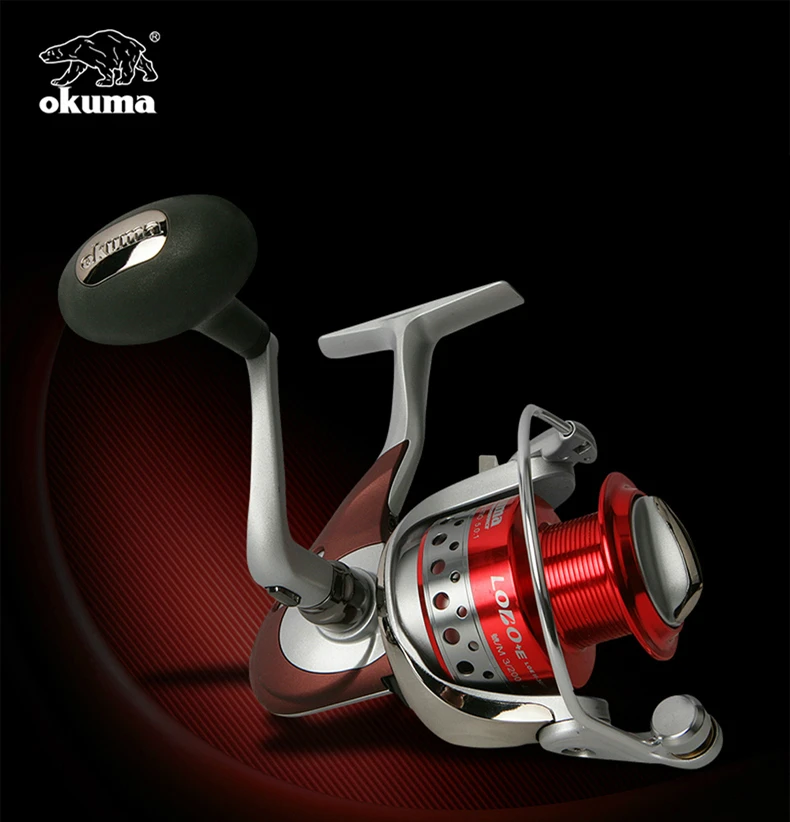 OKUMA LOE II 2000 High Quality Fishing Reel Spinning Reel Gear Ratio 5.0:1 Ball Bearing 6+1 Lure Reel Sea River Fishing Tackle