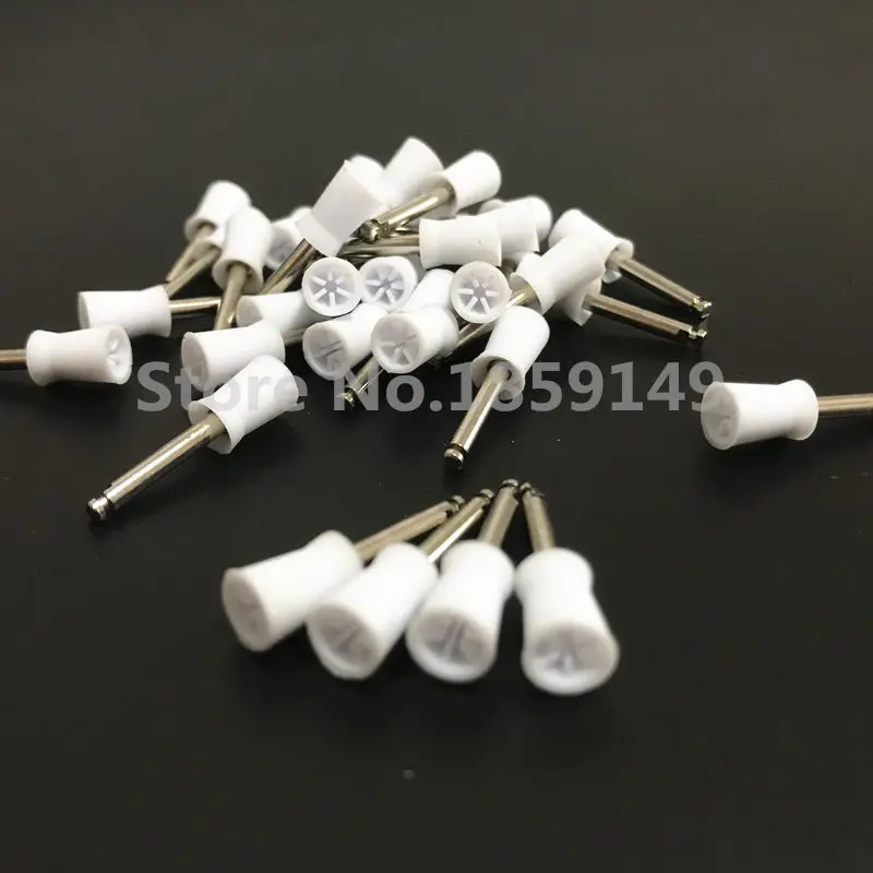100 Pcs/set Dental SIX-Latch Type Rubber Polishing Polisher Cup Prophy