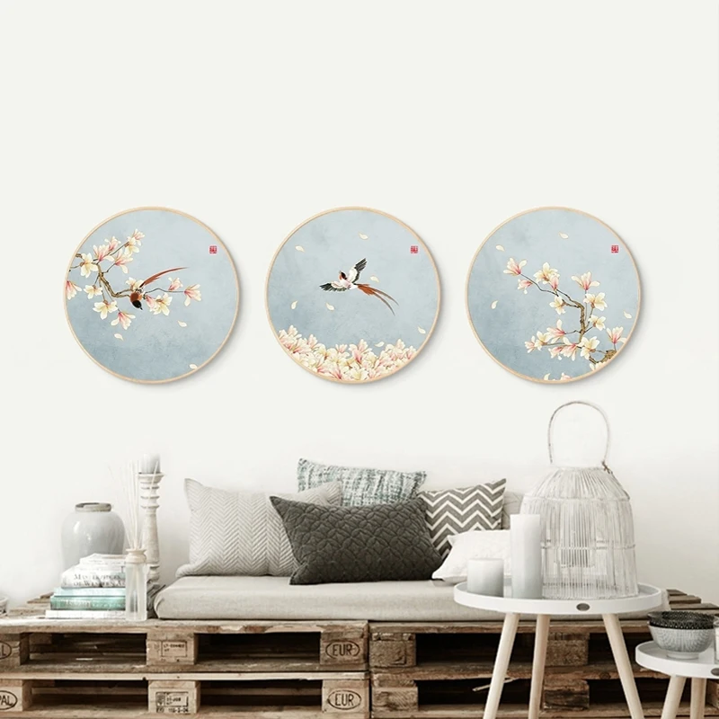 

EECAMAIL 5D Diy Diamond Embroidery Chinese Style Magpie Magnolia Flowers Diamond Painting Full Drill Living Room Home Decor