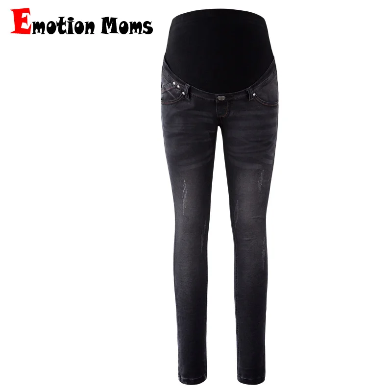 

Emotion Moms Maternity Jeans For Pregnant Woman Pregnancy Pants Elastic Waist Pregnancy Clothes Plus Size Femme Enceinte Jeans