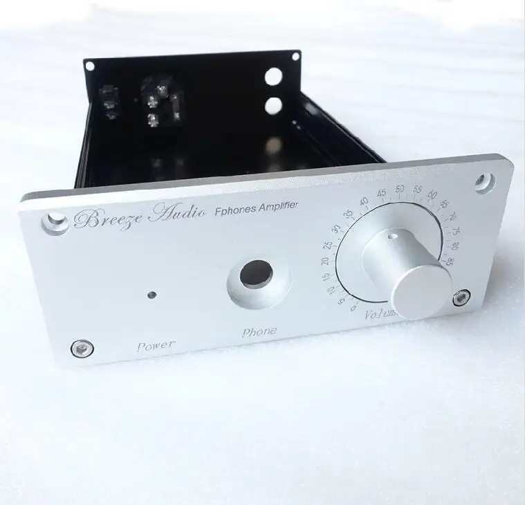 Nuovo 1506 Custodia per amplificatore per cuffie completamente in alluminio/custodia hifi fai da te/telaio preamplificatore