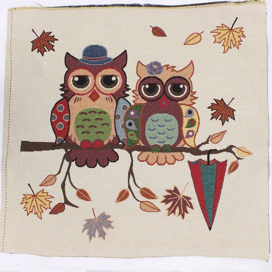 

Owl Cushion Linen Fabric,Ewing Tilda Fabrics,For Patchwork Cotton Bag Cloth Tissue Home Textile Woven Telas Fat Quarter Tecido