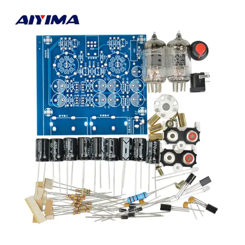 Tube Audio Preamp DIY Kit 6J1 Valve Aiyima