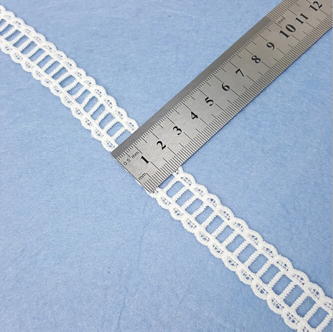 20Yards Lace Trim Narrow Laces Crochet Trimming Cotton Fabric Lace Trims Gift Wrapping image 2