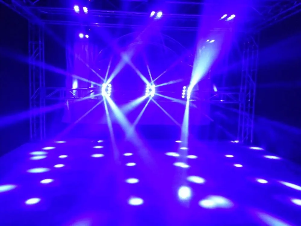 Mini LED Spider effect Light 4in1 for STUDIO club party  stage KTV dance bar liminaires theatre cyclorama illuminacion lighting