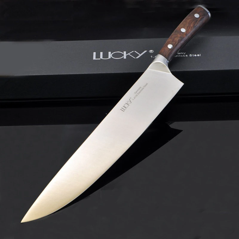 Germany 1.4116 Stainless Steel Professional Meat Fish Fillet Gyuto Knife Ultra Sharp with Rosewood Handle