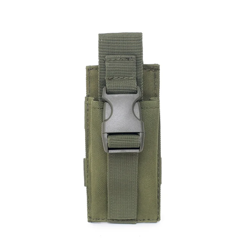 Bolsa táctica Molle para pistola única, funda para cuchillo, linterna, Airsoft, munición de caza, bolsas de camuflaje, cinturón para exteriores