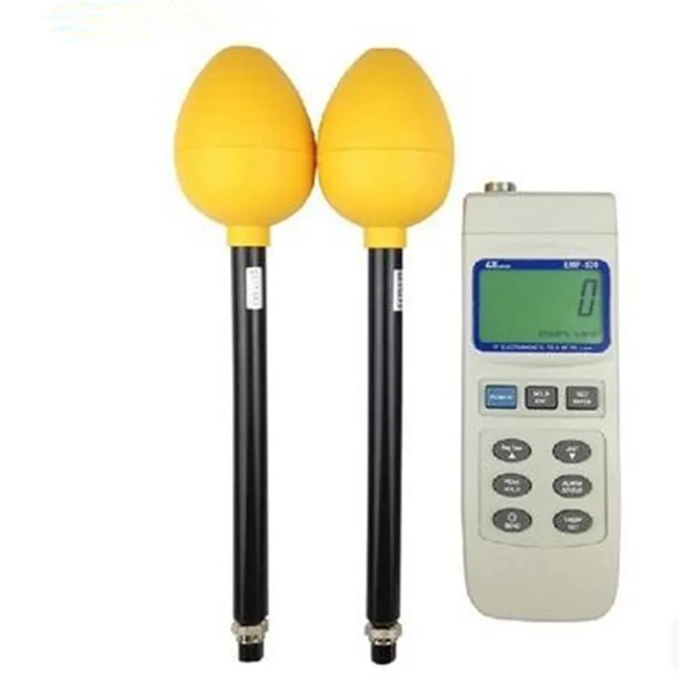 EMF-839 Double Probe High Frequency Electromagnetic Field Meter 100 KHz to 3 GHz 2 Probes Handheld Precise Triassiale