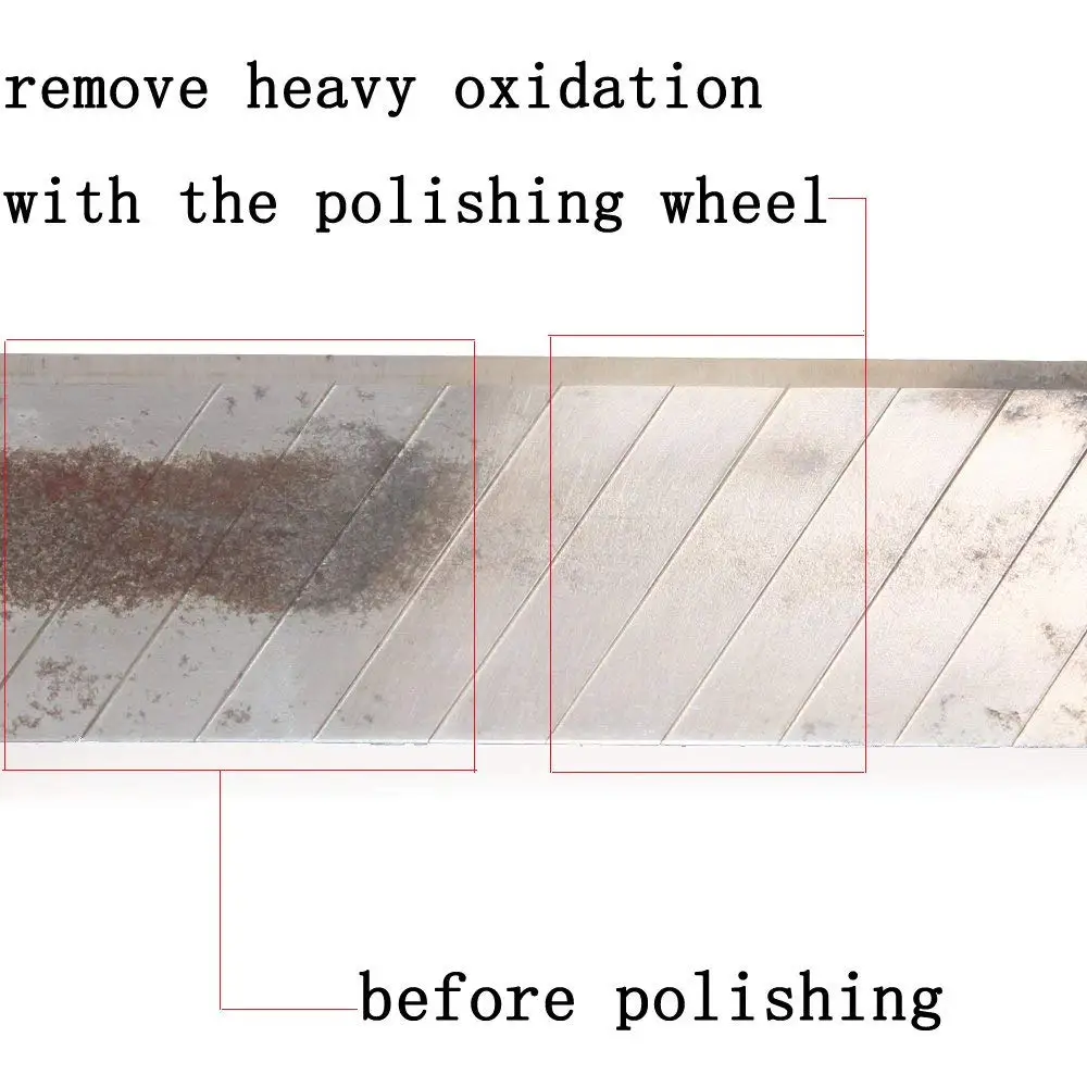 PHYHOO 80Pcs Fine Abrasive Wheel Brush for Dremel&foredom Rotary Tools 2.35mm/3.0mm
