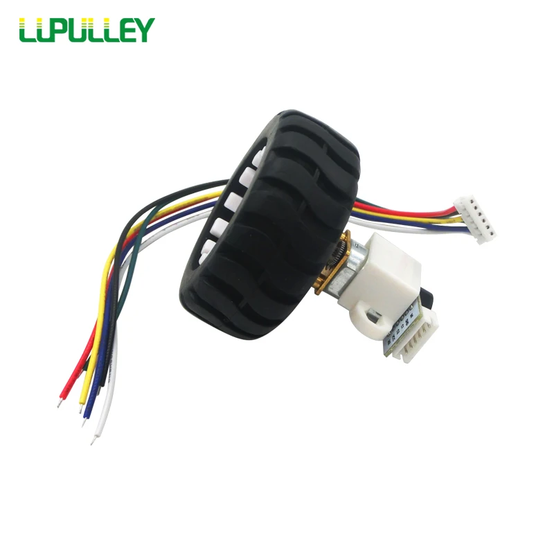 LUPULLEY GA12 N20 Micro Gear Reducer DC Motor with Encoder Test Code Tray 3/6/12V,15/30/50/200/300/500/1000RPM Mounting Bracket