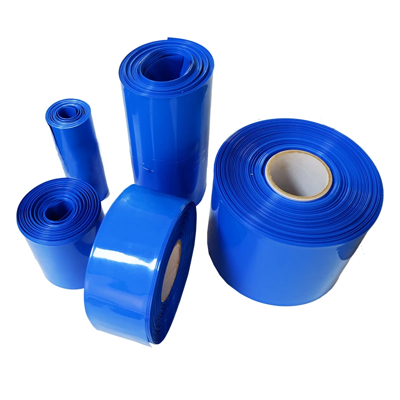 

PVC 1 meters long 1 blue PVC heat shrinkable tube Battery pack PVC Heat Shrinkable tubing Heat Shrinkable