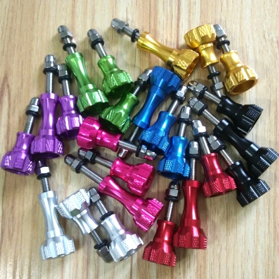 Clownfish alumínio polegar botão parafuso/adaptador para gopro hero 11/1098765 xiaomi yi 4k sjcam sj6/8/10 pro um x2/3 montagem acessórios