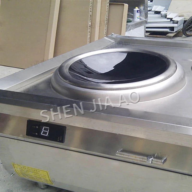 Electrodomésticos de cocina de inducción electromagnéticos, combinación de horno, doble freidora, 380V, 15KW/20KW