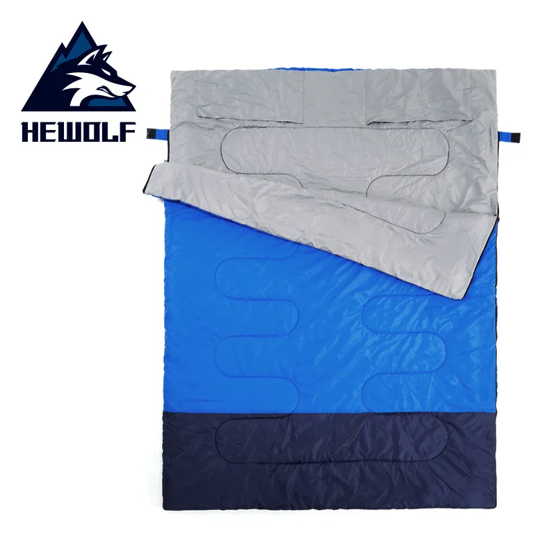 

Hewolf 1539-2.1kg Double Person Envelope Type Cotton Filling Camping Indoor Lunch Break Sleeping Bag