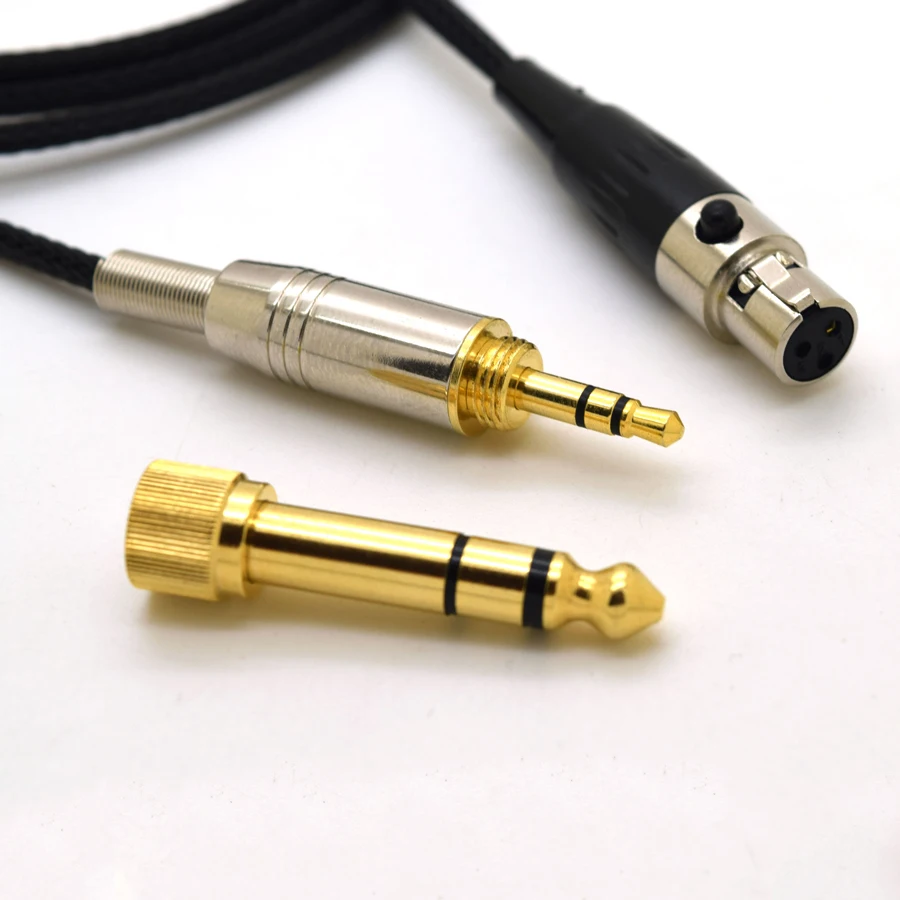 Nâng cấp Cáp Tai Nghe đối với AKG K240 K702 LAPTOP Q701 K271 K267 K712 tai nghe Thay Thế Âm Thanh Dây 6.35/3.5 mét Nam để Mini XLR