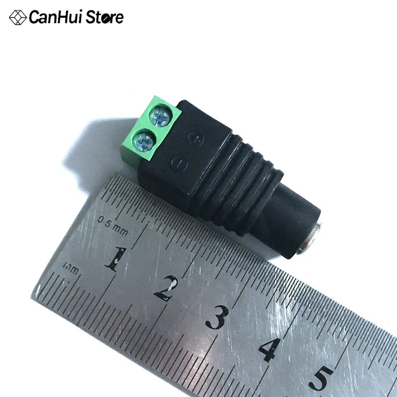 5 Set CCTV Cameras 2.1mm x 5.5mm Female Male DC Power Plug Adapter DC Power Female Plug Jack Adapter Connector Male Plug Socket