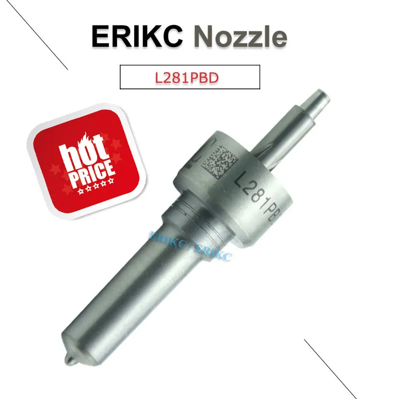 

ERIKC L281PBD Diesel Injector Oil Nozzle L281PRD Common Rail Spray Nozzle Set L281 PBD for EJBR05501D 33800-4X450 33801-4X450