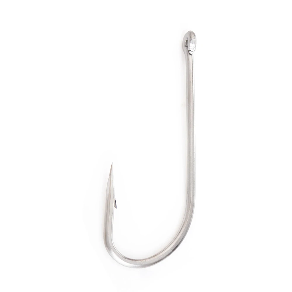 NGB 25-50PCS High Carbon Steel Fishing Hooks With Ring 401SS O\'SHAUCHNESSY Hook Barbed Fishhook 6/0#-1/0# 1#-8# Accessories