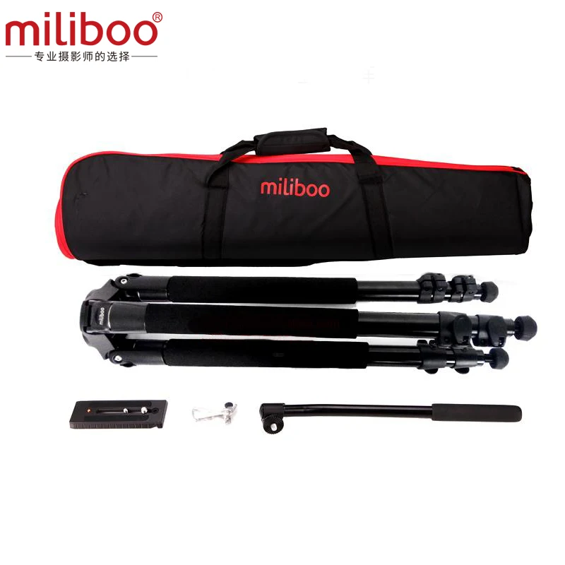 miliboo Portable MTT702B(without head) Carbon Fiber Tripod for Professional Camera Camcorder/Video/DSLR Stand,Stable Design