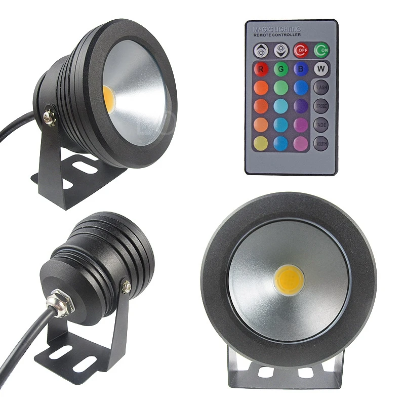Enjoydeal 10วัตต์ Led หลอดไฟกันน้ำไฟสปอร์ตไลท์ตกแต่งกลางคืนใต้น้ำโคมไฟสระว่ายน้ำน้ำพุ