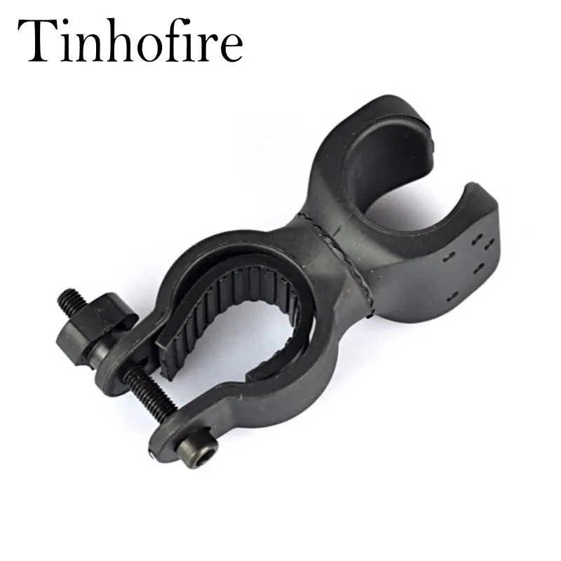 Tinhofire 360 agree rotate Bike Flashlight Mount Holder, Bicycle clip, lamp clip, flashlight cage holder